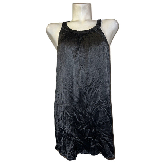 torrid Tops - New TORRID Top Size 1X 14-16 (1) Black Mineral Wash Satin Charmeuse Goddess Tank